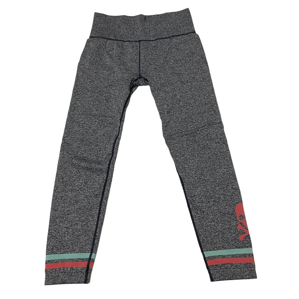 Soul by SoulCycle Melange Seamless Skull Leggings - Gray - Medium*